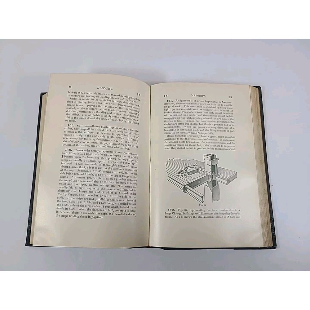 Vintage I.C.S. Reference Library Mathmatics‎ Masonry 1904 - Picture 16 of 16